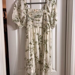 Floral Puff Sleeve Dress